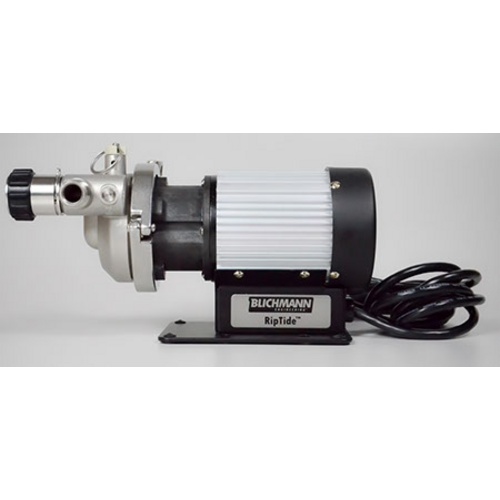 Blichmann RipTide™ Brewing Pump | Stainless Steel Head | Magnetic Drive | Curved Blade Impeller | 7 GPM | 1/2