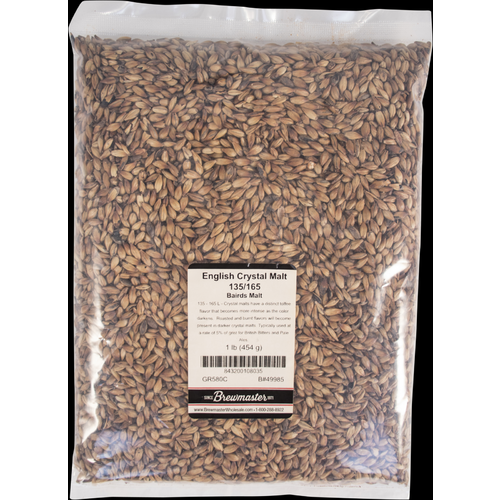 British Crystal 135/165L  Malt - Bairds Malt