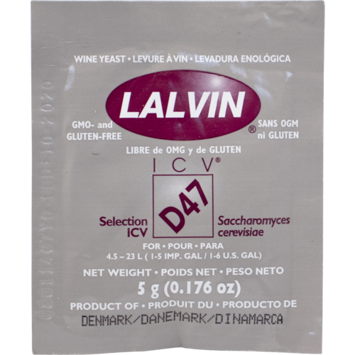 Wine yeast sachet