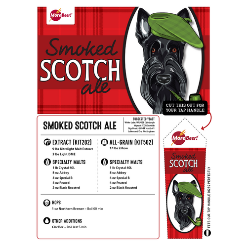 Smoked Scotch Ale 5 Gallon Beer Recipe Kit Extract
