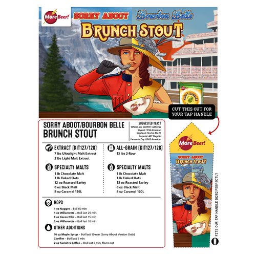 Sorry Aboot Brunch Stout | Founders Canadian Breakfast Stout® Clone | 5 ...