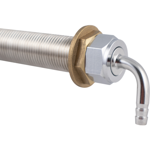 Beer Faucet Shank | Stainless | 6 in. | Intertap® | NukaTap®