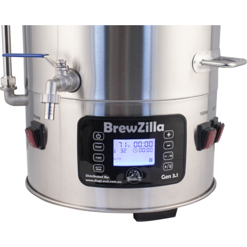 BrewZilla All Grain Brewing System With Pump | Gen 3.1.1 | 35L/9.25G (110V)