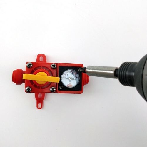 Duotight BlowTie 2 | Diaphragm Spunding Valve | Built-In Pressure Gauge | 0-15 PSI | 8 mm Duotight