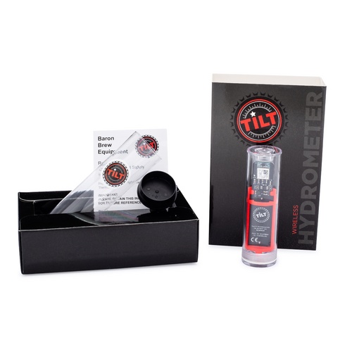 Tilt™ Hydrometer and Thermometer - Black