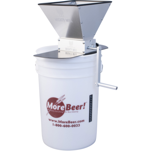 Mighty Mill 2 Roller Grain Mill Stainless Steel Knurled Rollers