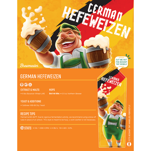 German Hefeweizen Brewmaster Extract Beer Brewing Kit