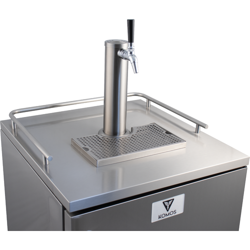 KOMOS® Outdoor Kegerator with Stainless Steel NukaTap® Faucets - FREIGHT SHIPPING ONLY