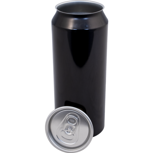 Can Fresh Aluminum Beer Cans | Black | 500ml/16.9 oz. | Case of 207