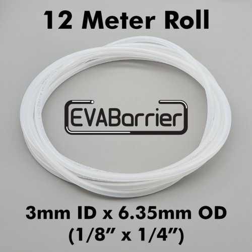 EVABarrier Double Wall Draft Tubing - 3 mm ID x 6.35 mm OD | 39 ft. Roll
