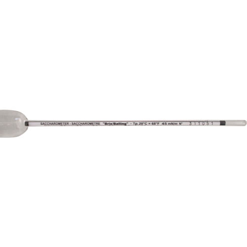Brix Hydrometer (20 to 30) With Correction Scale