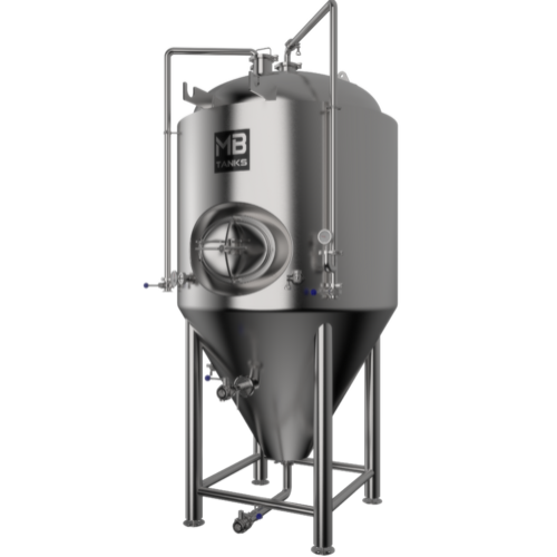 MB® 15 bbl Conical Unitank Fermenter | T.C. Sanitary Ports | All Fittings Included | Carbonation Stone | Passivated Ready to Use | American Engineered | Ships from USA