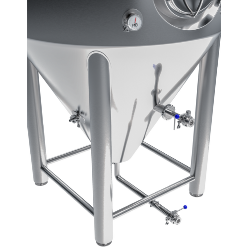 MB® 15 bbl Conical Unitank Fermenter | T.C. Sanitary Ports | All Fittings Included | Carbonation Stone | Passivated Ready to Use | American Engineered | Ships from USA