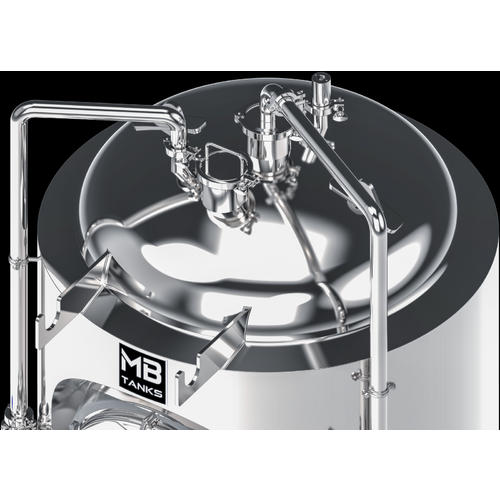 MB® 15 bbl Conical Unitank Fermenter | T.C. Sanitary Ports | All Fittings Included | Carbonation Stone | Passivated Ready to Use | American Engineered | Ships from USA