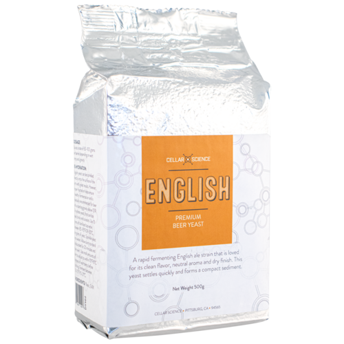 CellarScience® ENGLISH Dry Yeast | English Ale | Premium Beer Yeast