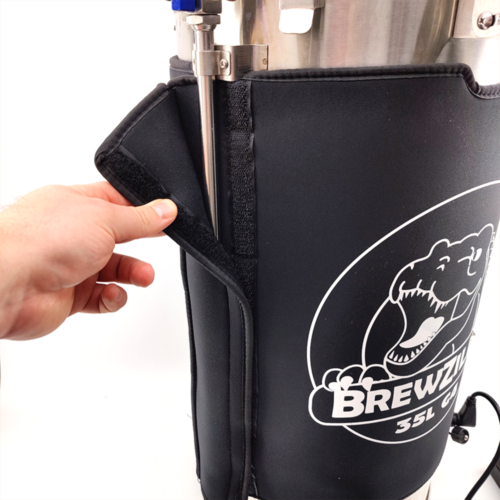 BrewZilla Neoprene Jacket | 65L | Gen 4 | Sparge Arm Sleeve | Improves Heating Times | Reduces Heat Loss | Removable for Faster Chilling