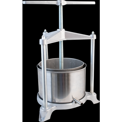 Large Food Press | Fruit | Cheese | Butter | 20 cm x 14.7 cm | Stainless Steel Basket and Basin