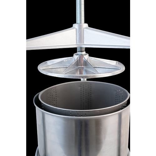 Large Food Press | Fruit | Cheese | Butter | 20 cm x 14.7 cm | Stainless Steel Basket and Basin