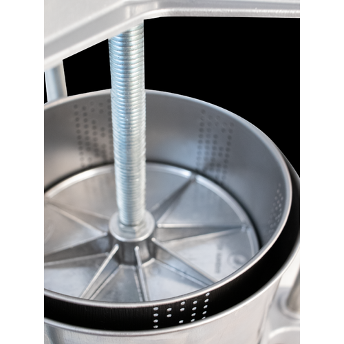 Large Food Press | Fruit | Cheese | Butter | 20 cm x 14.7 cm | Stainless Steel Basket and Basin