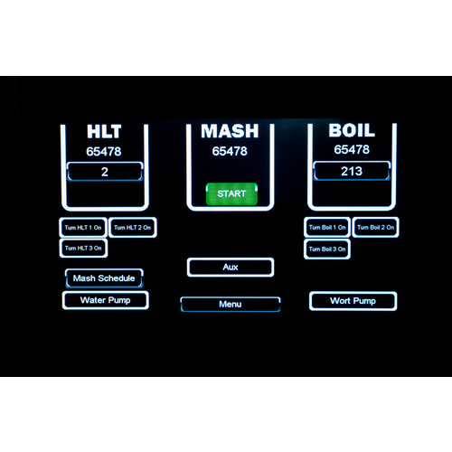 MB® 7 bbl Brewing System Control Panel | Mash Rake Control | 7