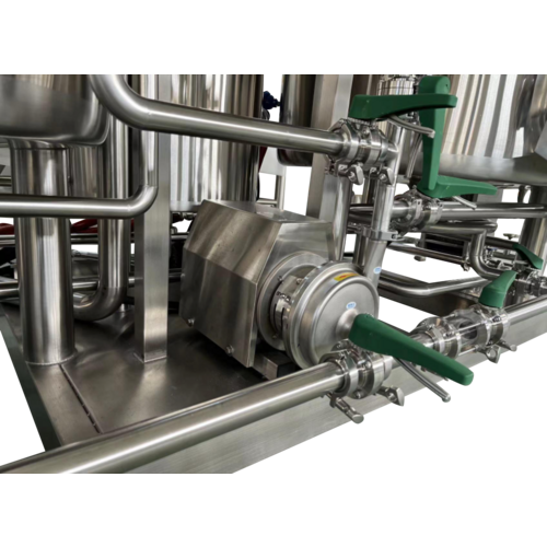 MB® Oil Heated Brewhouse | 3 Vessel | HLT | Mash Tun | Boil Kettle | Wort Pump | HLT Pump | Heat Exchanger | Control Panel | CIP | 1 to 10 bbl