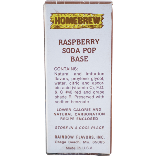 Rainbow Flavors | Raspberry Extract | Old Fashion Recipe | Soda Pop Base