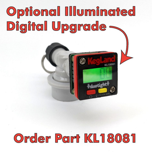 Ball Lock Adjustable Pressure Relief Valve | Quick Disconnect (QD) | Pull Ring PRV & Integrated Pressure Gauge | 0-30 PSI