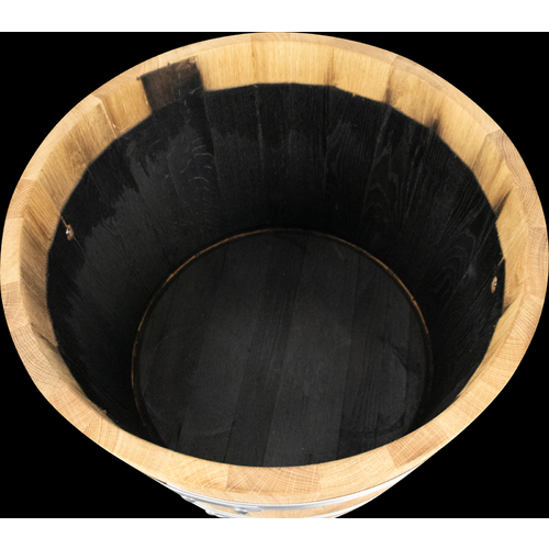 Balazs Planter Barrel | Half Barrel Planter | Flower Pot | 21.5