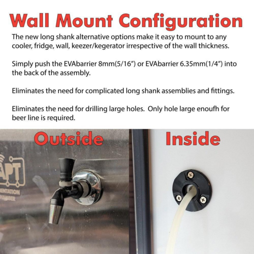 NukaTap® Mini Beer Faucet Assembly Kit | Flow Control Ball Lock Quick Disconnect (QD) | Duotight Adapter | Self Closing Spring