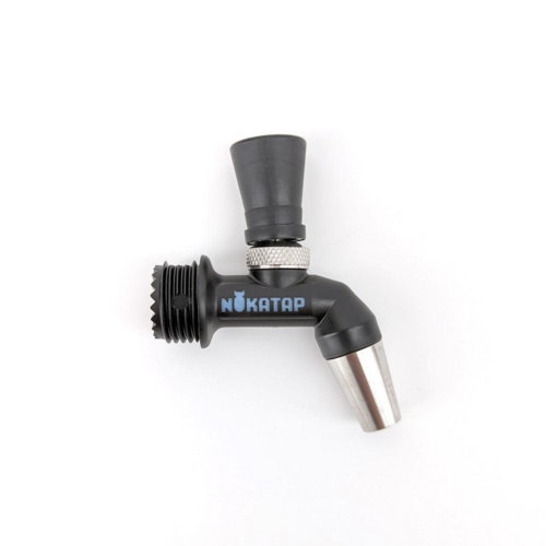NukaTap® Mini Beer Faucet Assembly Kit | Flow Control Ball Lock Quick Disconnect (QD) | Duotight Adapter | Self Closing Spring