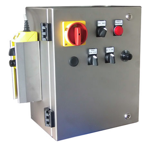 EnoItalia Flexible Impeller Pump | Euro 30 | Self-Priming | Remote Control | Stainless Control Box & Trolley Cart | 19.8 GPM | 1.5 in. T.C. | 220V