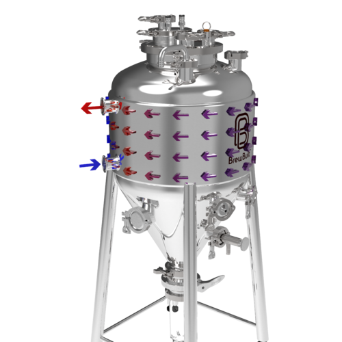 BrewBuilt® X3 Jacketed Uni Conical Fermenter