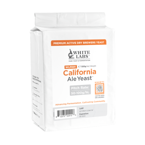 White Labs | WLP001 California Ale Yeast® | Beer Yeast | Premium Active Dry Brewers Yeast