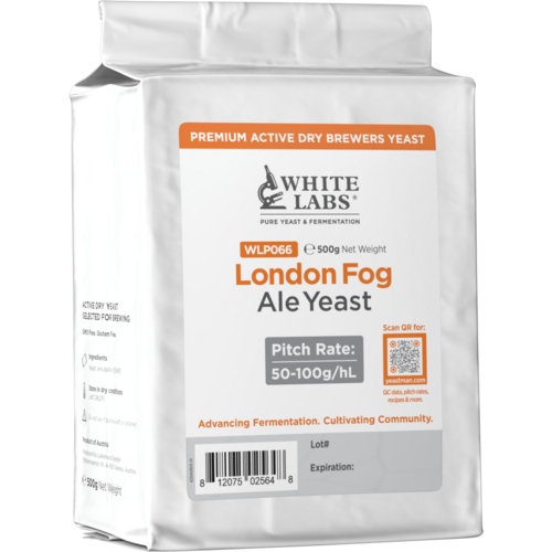 White Labs | WLP066 London Fog Ale Yeast® | Beer Yeast | Premium Active Dry Brewers Yeast