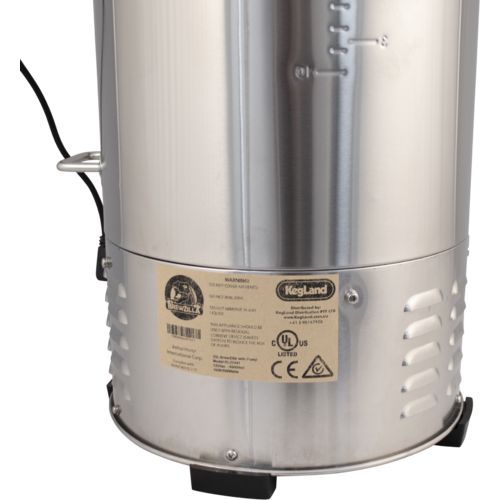 BrewZilla All Grain Brewing System | Gen 4.1  | Integrated Pump | Includes Wort Chiller | WiFi | Bluetooth | RAPT | 35L | 9.25G | 110V