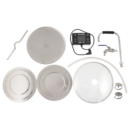 BrewZilla All Grain Brewing System | Gen 4.1  | Integrated Pump | Includes Wort Chiller | WiFi | Bluetooth | RAPT | 35L | 9.25G | 110V