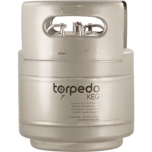Slimline Torpedo Keg | Ball Lock Keg | Stainless Steel Corny Keg | Low2 Keg Lid O-Ring | Superior Oxygen Barrier Properties