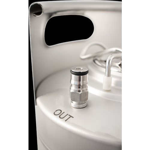 Slimline Torpedo Keg | Ball Lock Keg | Stainless Steel Corny Keg | Low2 Keg Lid O-Ring | Superior Oxygen Barrier Properties
