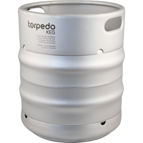 Torpedo Keg | Ball Lock Keg | Stainless Steel Corny Keg | Low2 Keg Lid O-Ring | Superior Oxygen Barrier Properties | 10 Gallon