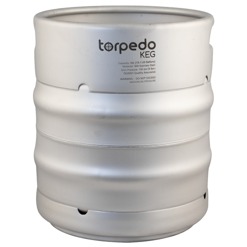 Torpedo Keg | Ball Lock Keg | Stainless Steel Corny Keg | Low2 Keg Lid O-Ring | Superior Oxygen Barrier Properties | 10 Gallon
