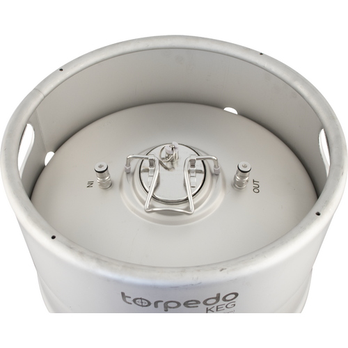 Torpedo Keg | Ball Lock Keg | Stainless Steel Corny Keg | Low2 Keg Lid O-Ring | Superior Oxygen Barrier Properties | 15 Gallon