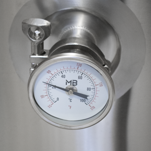 MB® 3.5 bbl Electric Hot Liquor Tank | Energy Efficient Insulated Walls | Oversized for Single Fill Mashing & Sparging | T.C. Sanitary Ports | All Fittings Included | Passivated Ready to Use | American Engineered | Ships from USA