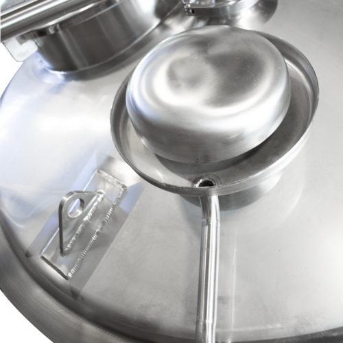 MB® 3.5 bbl Electric Hot Liquor Tank | Energy Efficient Insulated Walls | Oversized for Single Fill Mashing & Sparging | T.C. Sanitary Ports | All Fittings Included | Passivated Ready to Use | American Engineered | Ships from USA