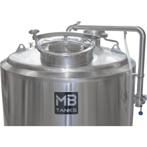 MB® 7 bbl Electric Hot Liquor Tank | Energy Efficient Insulated Walls | Oversized for Single Fill Mashing & Sparging | T.C. Sanitary Ports | All Fittings Included | Passivated Ready to Use | American Engineered | Ships from USA