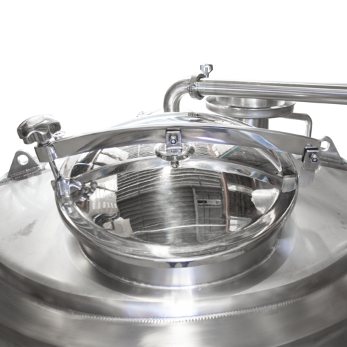 MB® 3.5 bbl Electric Hot Liquor Tank | Energy Efficient Insulated Walls | Oversized for Single Fill Mashing & Sparging | T.C. Sanitary Ports | All Fittings Included | Passivated Ready to Use | American Engineered | Ships from USA