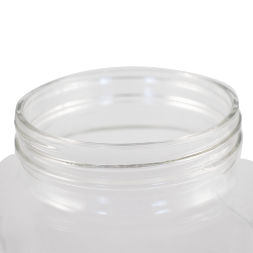 Glass Beverage Dispenser | Plastic Spigot | 5L | 1.3 Gal.