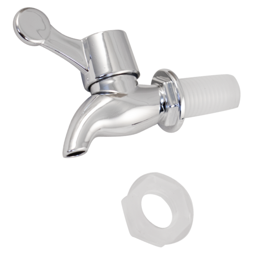 Glass Beverage Dispenser | Plastic Spigot | 5L | 1.3 Gal.