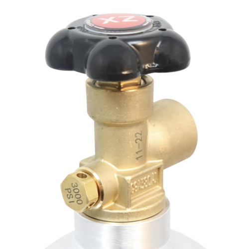 KOMOS® 22 ft³ Nitrogen Tank | Argon Tank | Beer Gas Tank | Premium Aluminum | New | CGA580 Valve | US DOT Approved