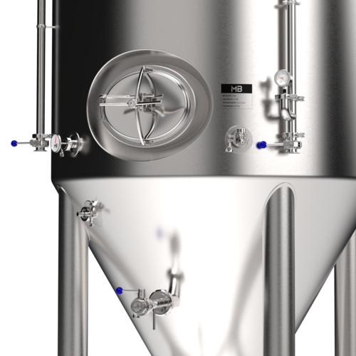 MB® 20 bbl Conical Unitank Fermenter | T.C. Sanitary Ports | All Fittings Included | Carbonation Stone | Passivated Ready to Use | American Engineered | Ships from USA