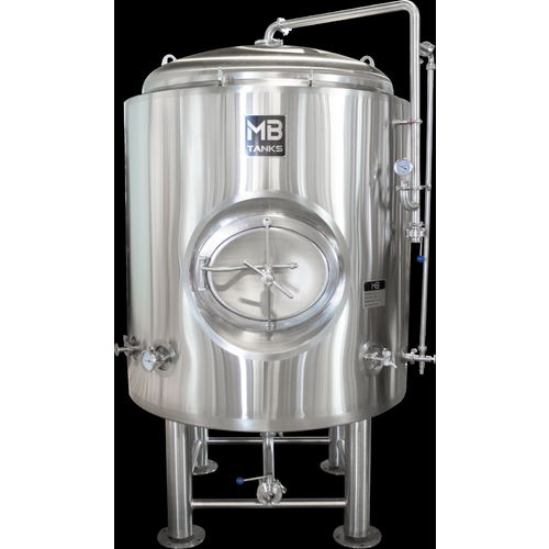 MB® 7 bbl Brite Tank | T.C. Sanitary Ports | All Fittings Included | Carbonation Stone | Passivated Ready to Use | American Engineered | Ships from USA